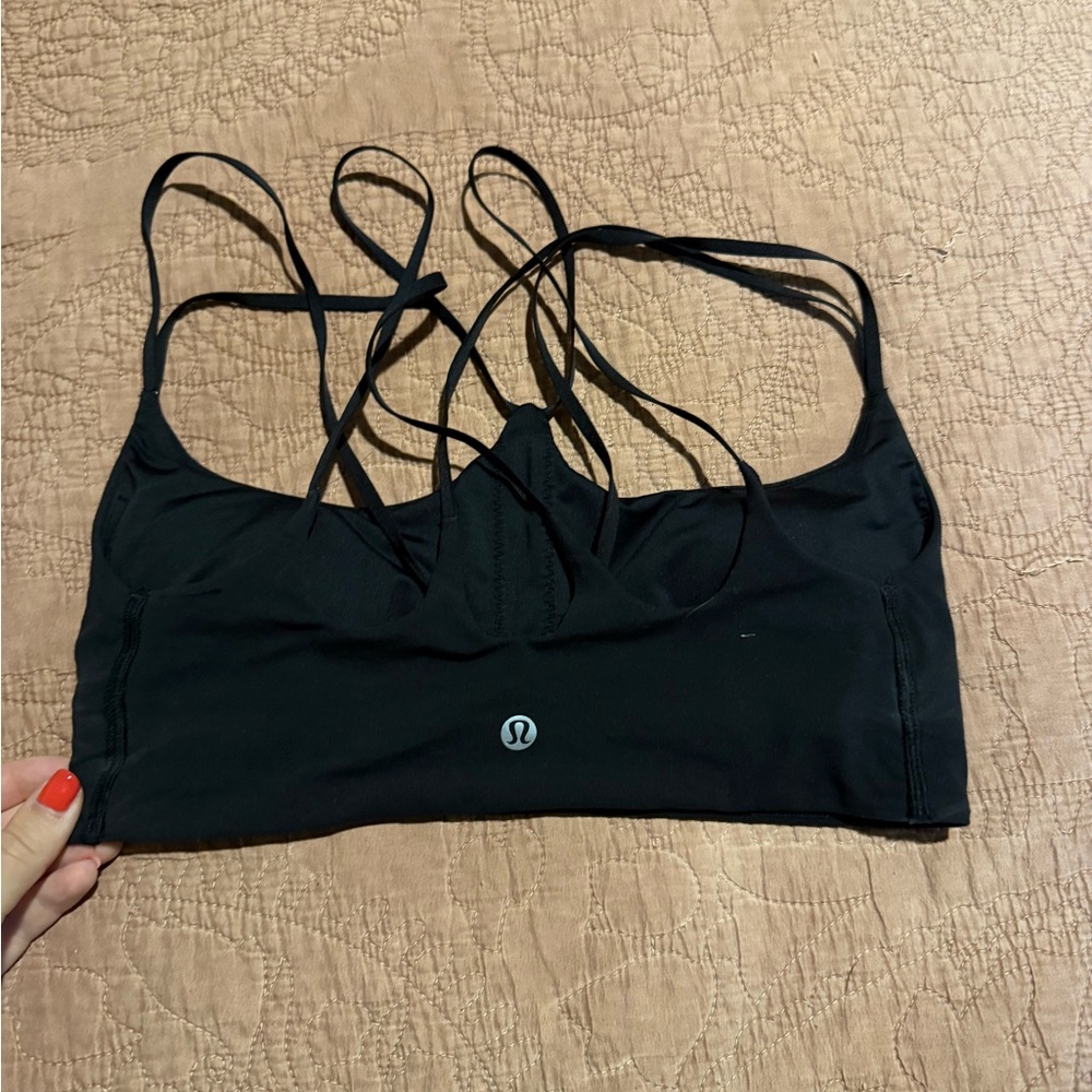 lululemon athletica Black Seamless Sports Bra